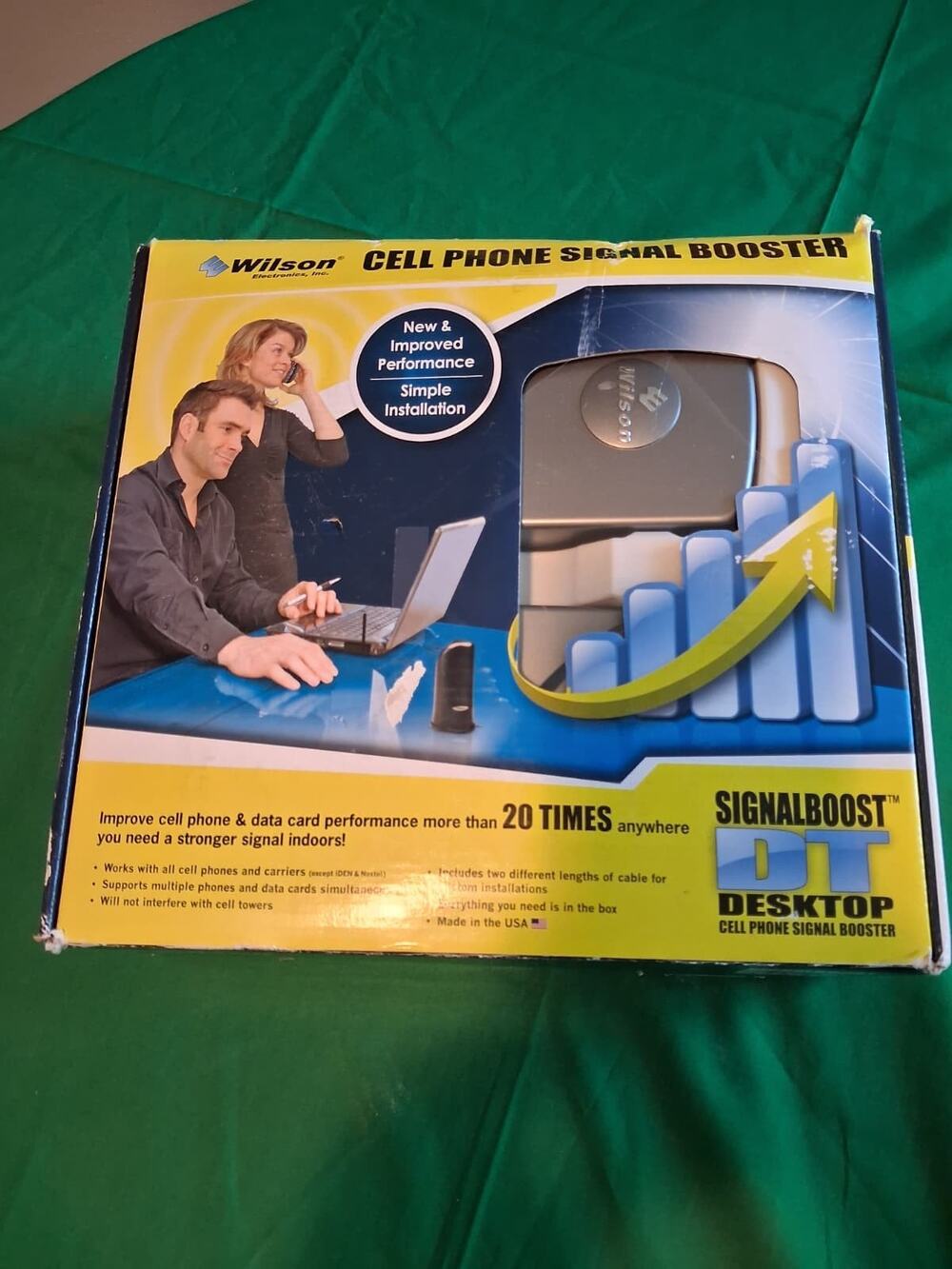 Wilson Electronics SignalBoost DT Desktop Cell Phone Signal Booster Kit Open Box